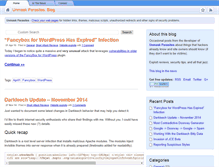 Tablet Screenshot of blog.unmaskparasites.com